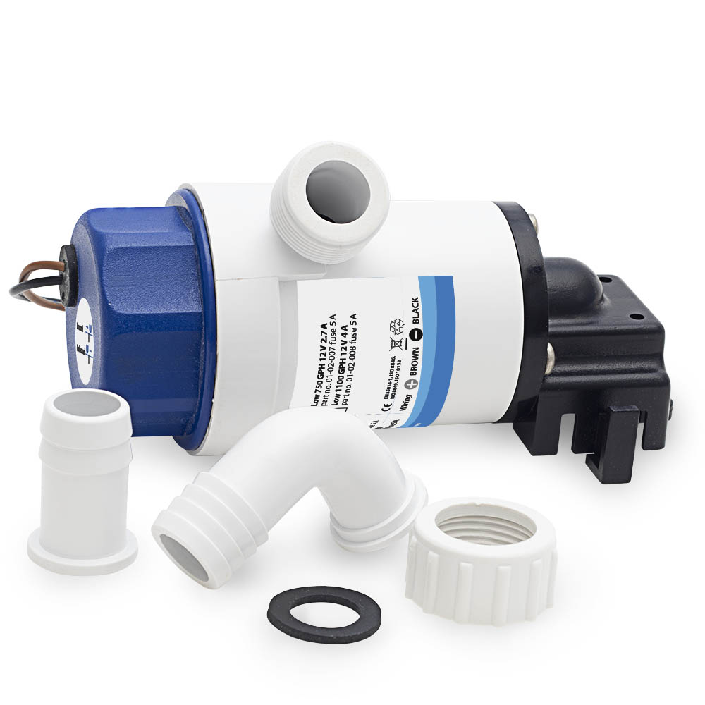 albin pump Kartuschen-Bilgenpumpe 750GPH flache Version 12V