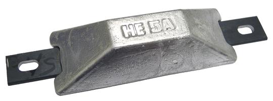 Navalloy Alu Anode Anschweiß Bolzen 118x45mm