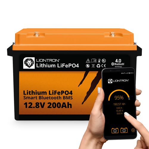 LIONTRON LiFePO4 12,8V 200Ah LX Smart BMS mit Bluetooth & Arctic Upgrade