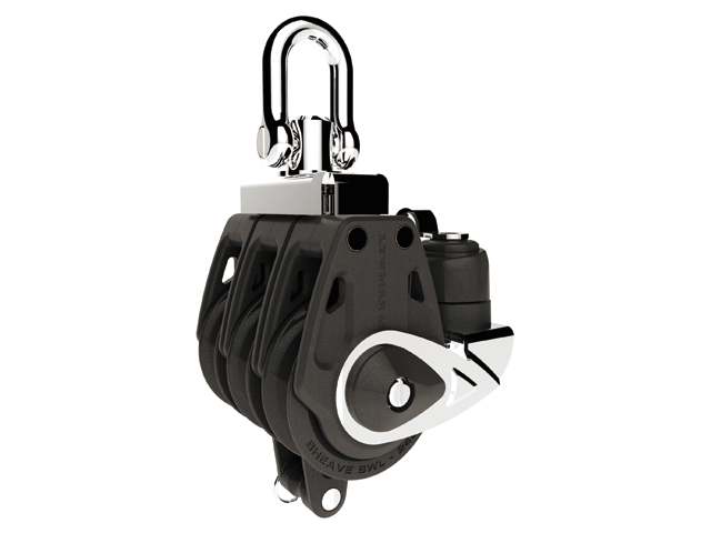 Lewmar Synchro Control Block dreifach mit Klemme und Hundsfott (in Größe 30mm / 40mm)