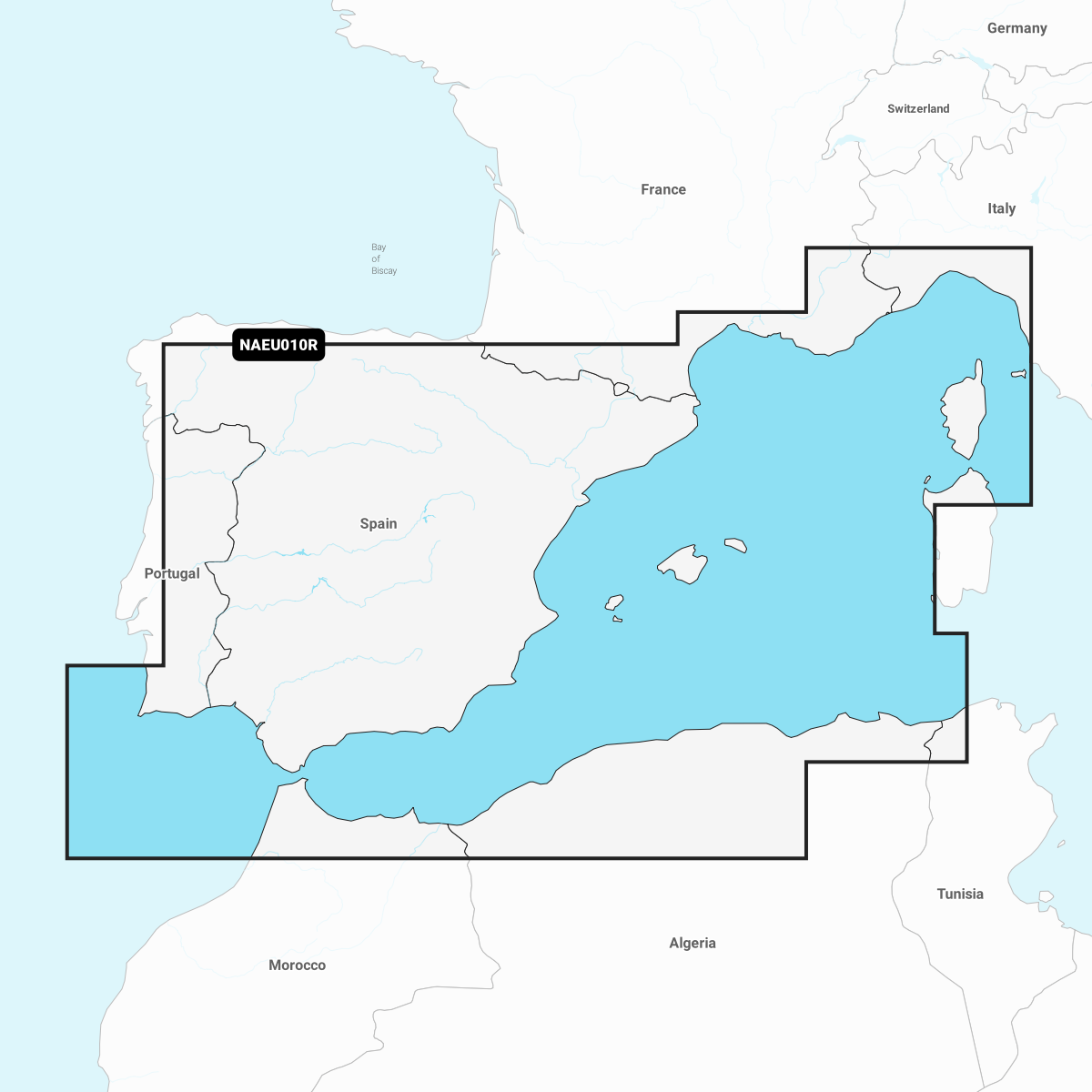 Navionics Platinum+ Seekarte Spain Mediterranean Coast (NPEU010R)