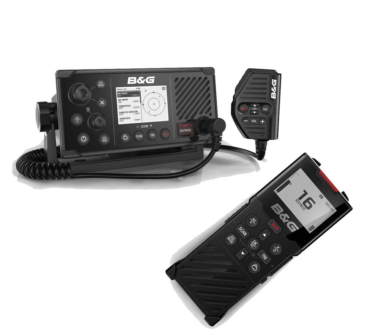 B&G V60 UKW Sprechfunkgerät Bundle mit H60