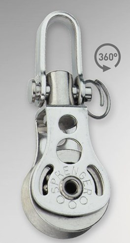 Sprenger 4mm Kugellager Micro XS Drahtblock einfach mit Wirbel
