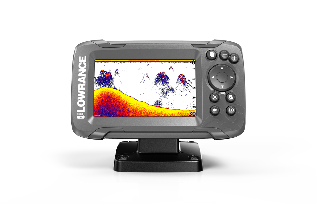 Lowrance Hook2-4x Echolot Fishfinder Front