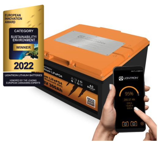 LIONTRON 12.8V 300Ah Lithium LiFePO4 Wohnmobil-Untersitz-Batterie mit Bluetooth