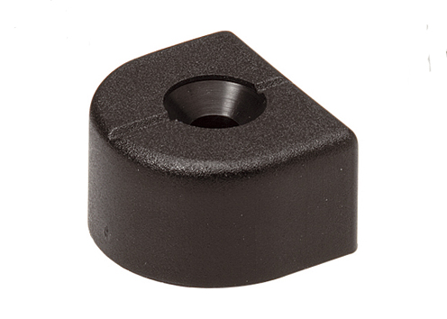Barton Genua Kunststoffendklappen für "T"-Schiene 32 mm (Paar)