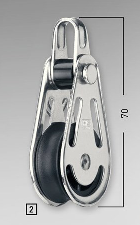 Sprenger 8mm Gleitlagerblock einfach mit Bügel