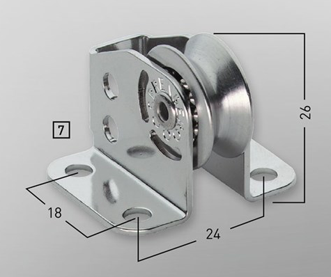 Sprenger 4mm Kugellager Micro XS Stehblock für Draht einfach