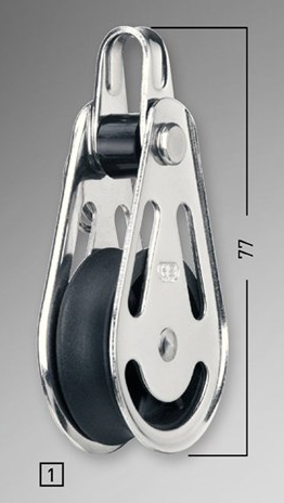 Sprenger 10mm Gleitlagerblock einfach mit Bügel