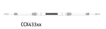 Seastar CCX433 Motor Fernbedienzug Extra Stark HD (versch. Längen)