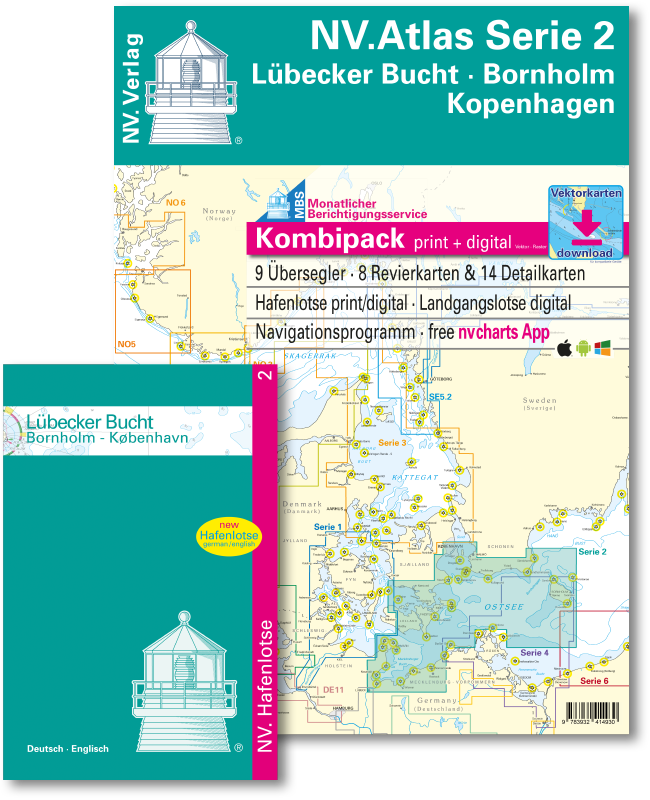 NV Kombipack Atlas Serie 2 Lübecker Bucht Bornholm