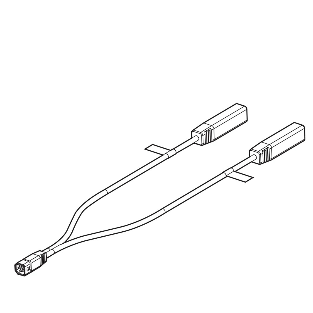 Humminbird 9-M-SILR-Y Kabelweiche (M)SI links/rechts 9-polig Helix