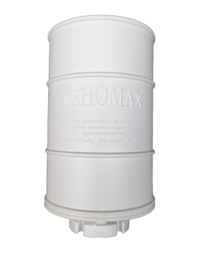 echomax-em230-midi-radarreflektor-basemount-ohne-niro-bugel-weiss