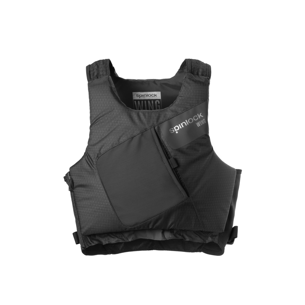 Spinlock Wing Side Zip PFD 50N Auftriebshilfe schwarz (in versch. Größen)