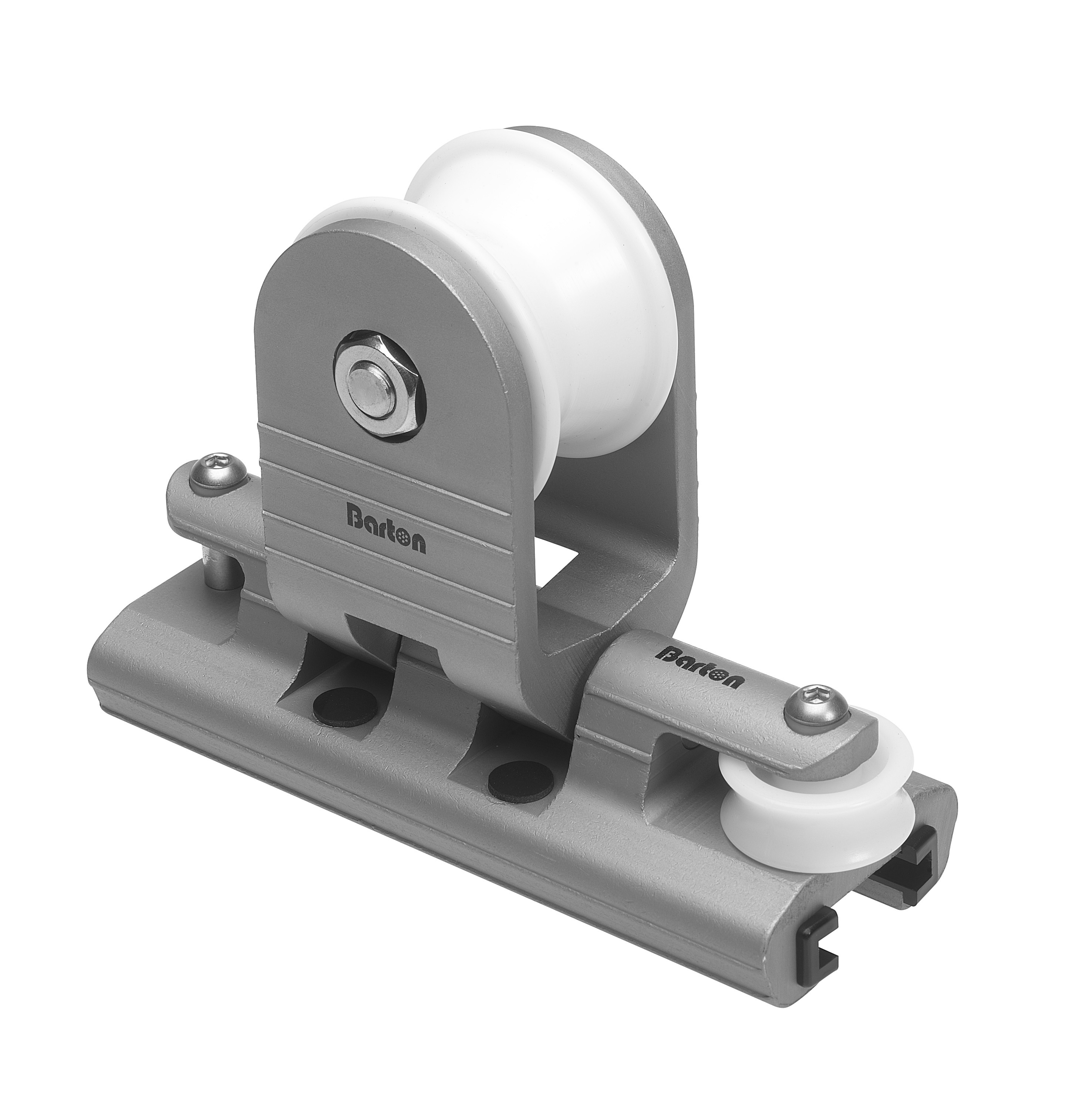 Barton Genua Rutscher mit Tauwerkfüherung (groß) für "T"-Schiene 32 mm