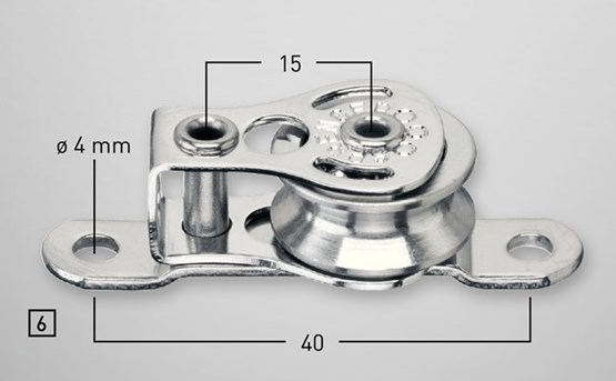 Sprenger 4mm Kugellager Micro XS Liegeblock für Draht einfach