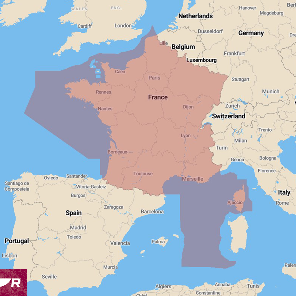 Raymarine Lighthouse Seekarte Frankreich (R70794-FRA)