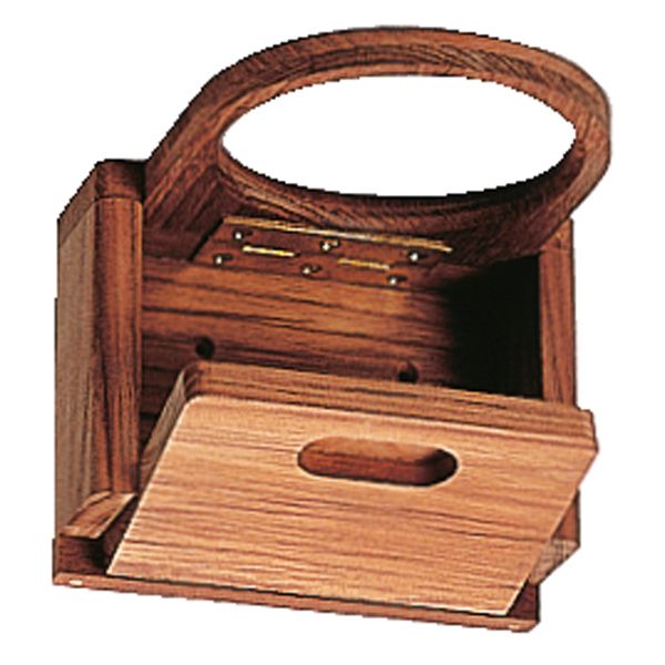 Roca Flaschenhalter Teak klappbar 12,5x4,5x10,5cm