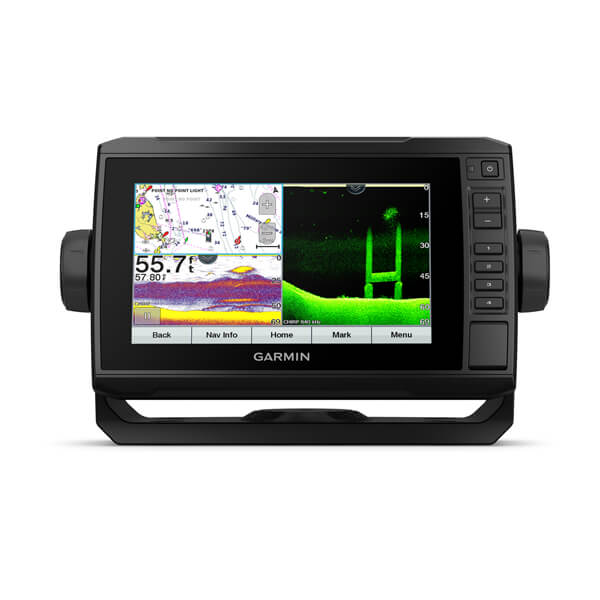 Garmin ECHOMAP UHD 72cv mit GT24-TM-Geber
