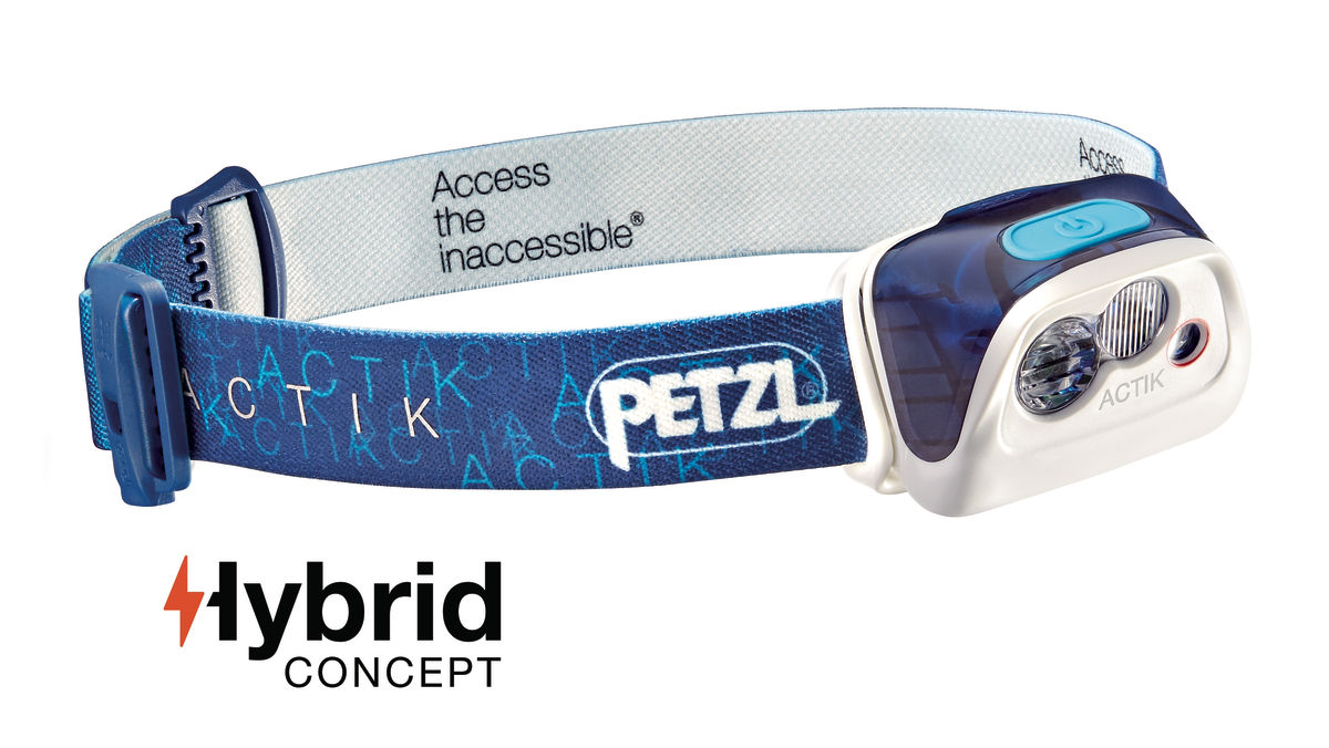Petzl Stirnlampe Actik blau