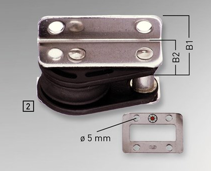 Sprenger 12mm Einlassblock einfach Kunststoff, Edelstahl rostfrei