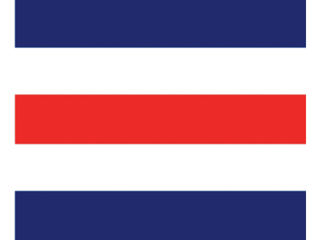 Talamex Buchstabenwimpel Abm. 30 x 36 cm Signalflagge C