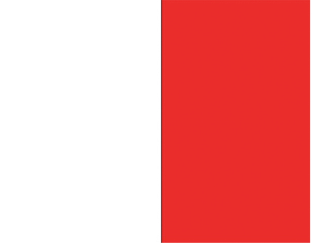 Talamex Buchstabenwimpel Abm. 30 x 36 cm Signalflagge H