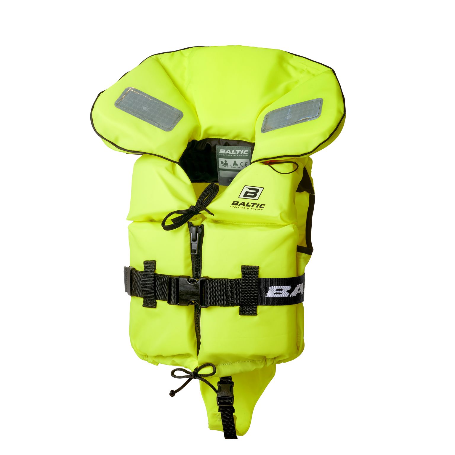 Baltic Split Front 100N Rettungsweste 15-30kg in UV-Gelb