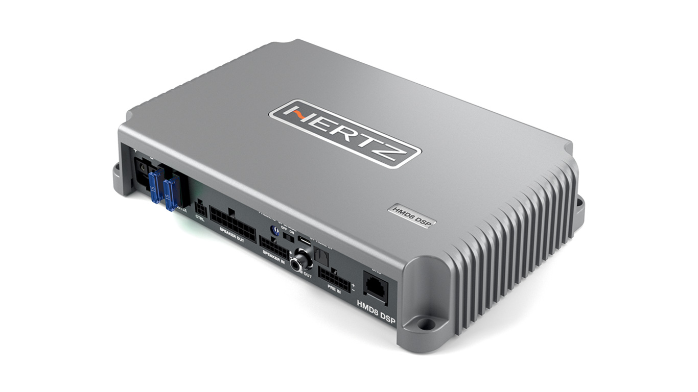 Hertz HMD8 DSP - 8-Kanal Verstärker mit DSP (verschiedene Ausführungen)