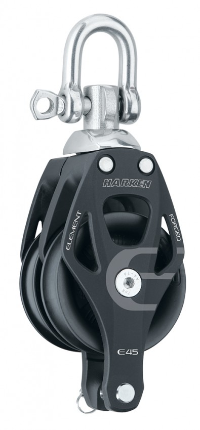 Harken 45mm Element Doppelblock mit Hundsfott