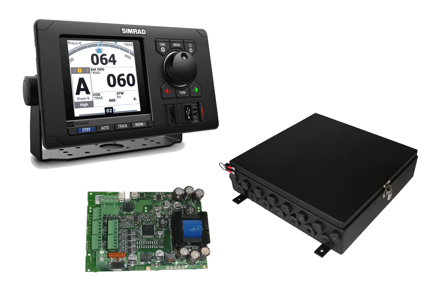 Simrad AP70 MK2 + IMO Starter Kit (AP70 MK2, AC85, SI80 PCB)