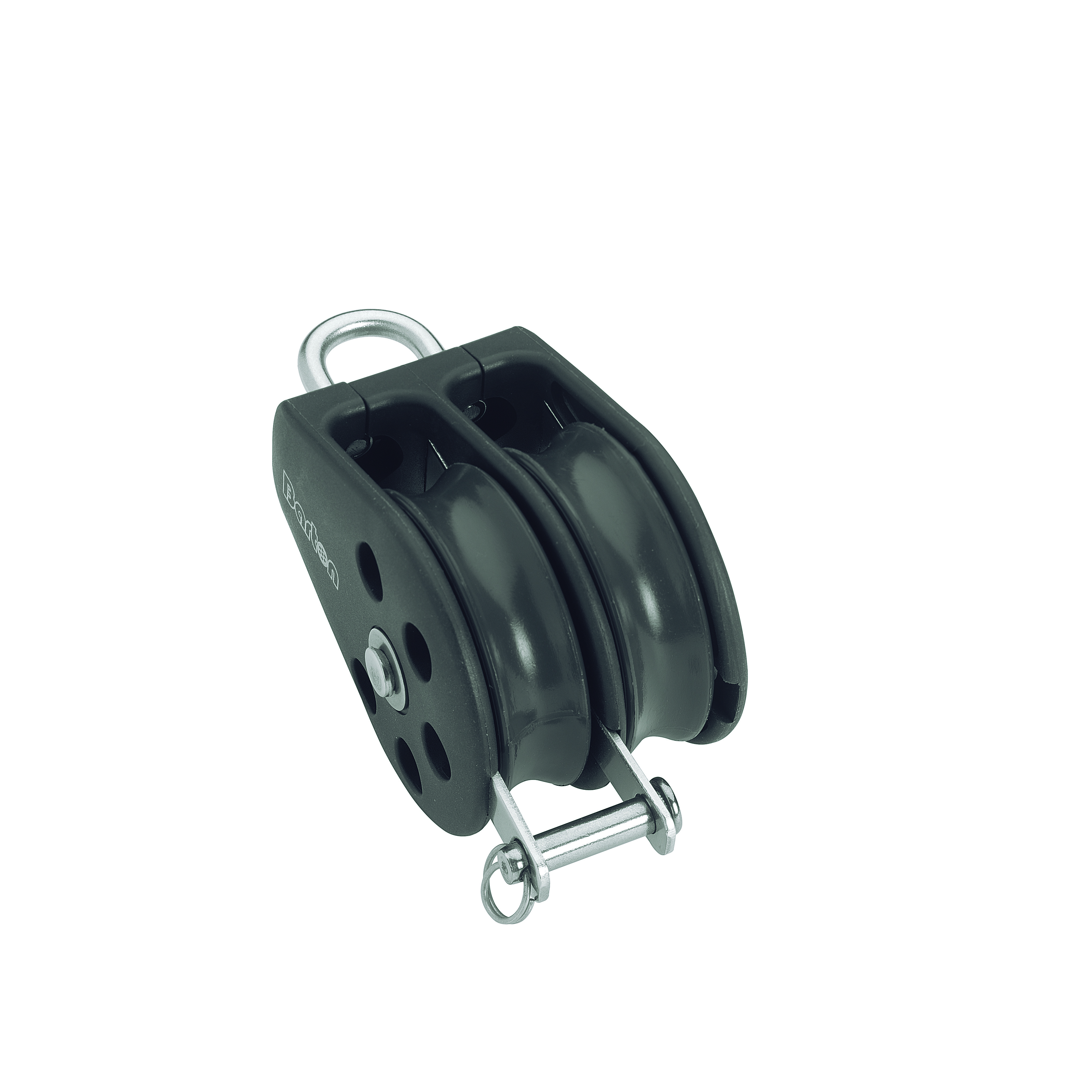 Barton Size 1 Kugellagerblock doppelt mit festem Auge und Hundsfott