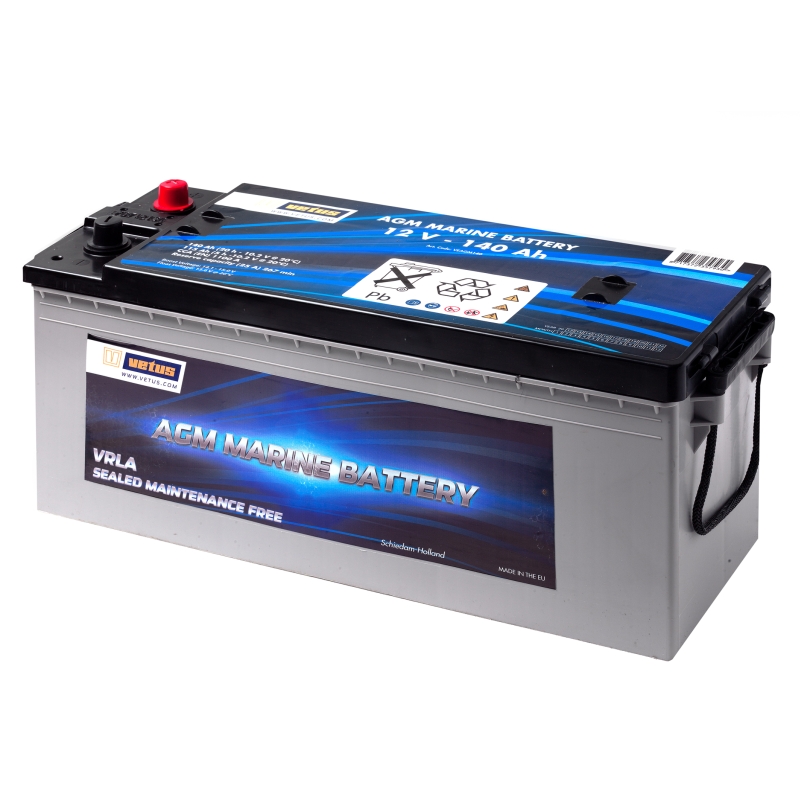 Vetus AGM Power 12V Batterie 140Ah