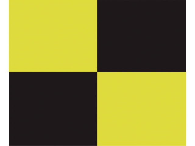 Talamex Buchstabenwimpel Abm. 30 x 36 cm Signalflagge L