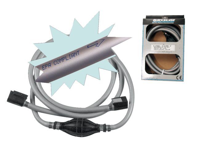Quicksilver Mercury Mariner Treibstoffleitung 2,44m mit Pumpball