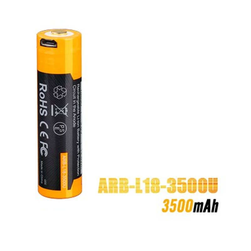 Fenix ARB-L18-3500U mAh 18650 LiIon Akku geschützt