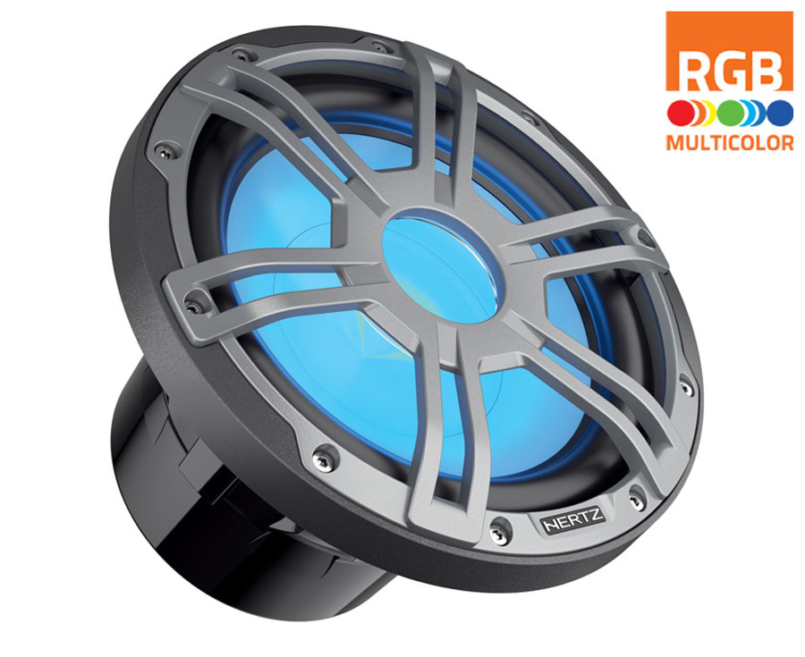 Hertz HMS 10 S-LD-G - 10'' 4 Ohm 500W Sport LED Subwoofer schwarz