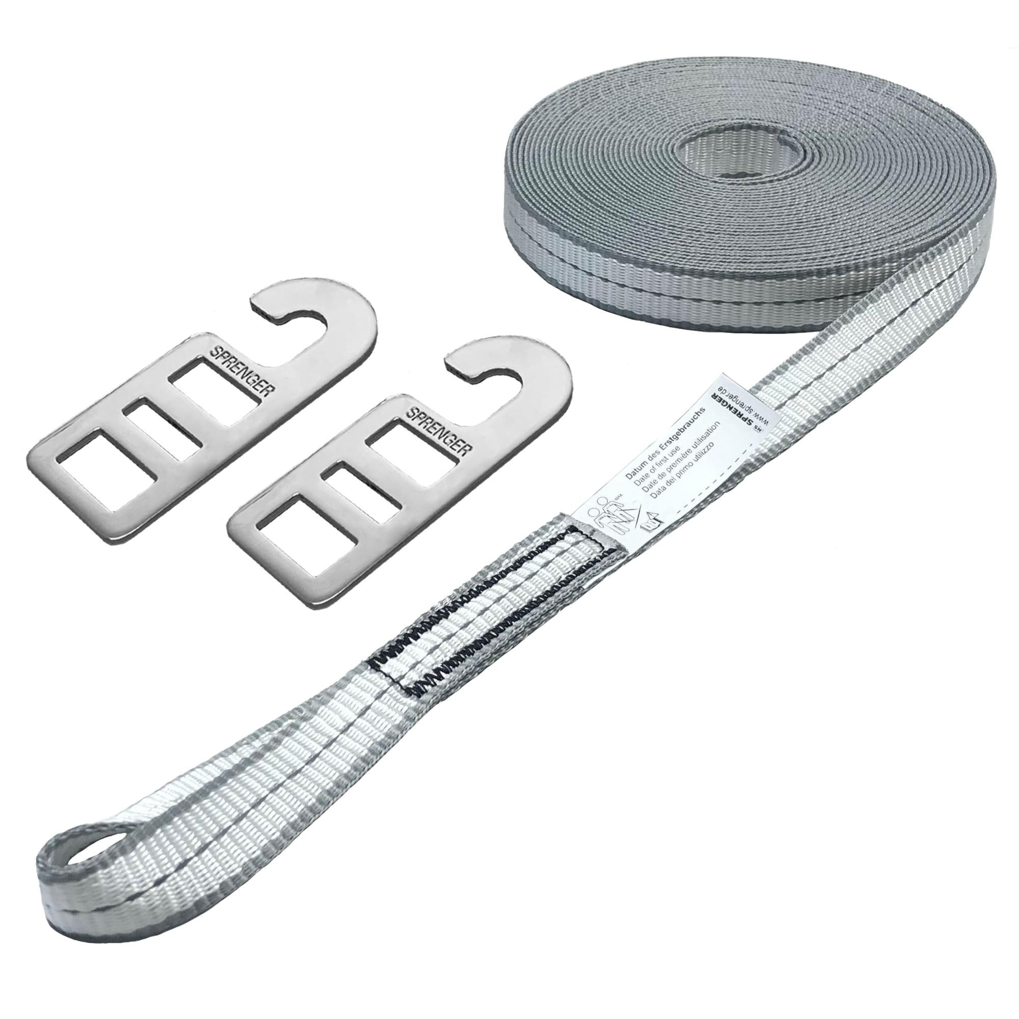 Sprenger Sprenger Sicherheitsleine 12m mit 2 Edelstahlhaken