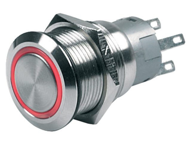 BEP Druckknopfschalter und -taster mit LED Ring (verschiedene Ausführungen)