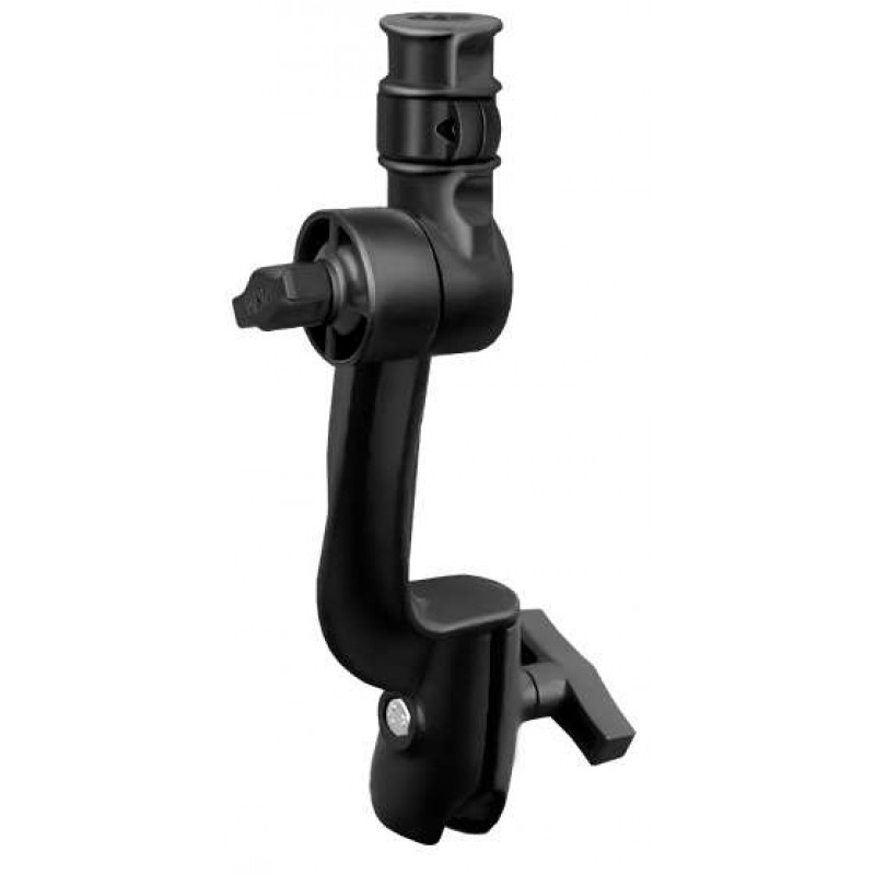 RAM Mounts Ratchet-Arm mit C-Kugel Aufnahme (1,5 Zoll) für Angelrutenhalter - Verbundstoff