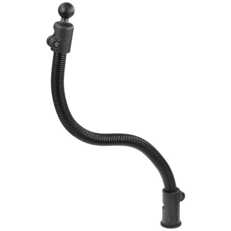 RAM Mounts Flex Rod mit B-Kugel (1 Zoll) für Tough-Track Schienen - Länge ca. 455 mm