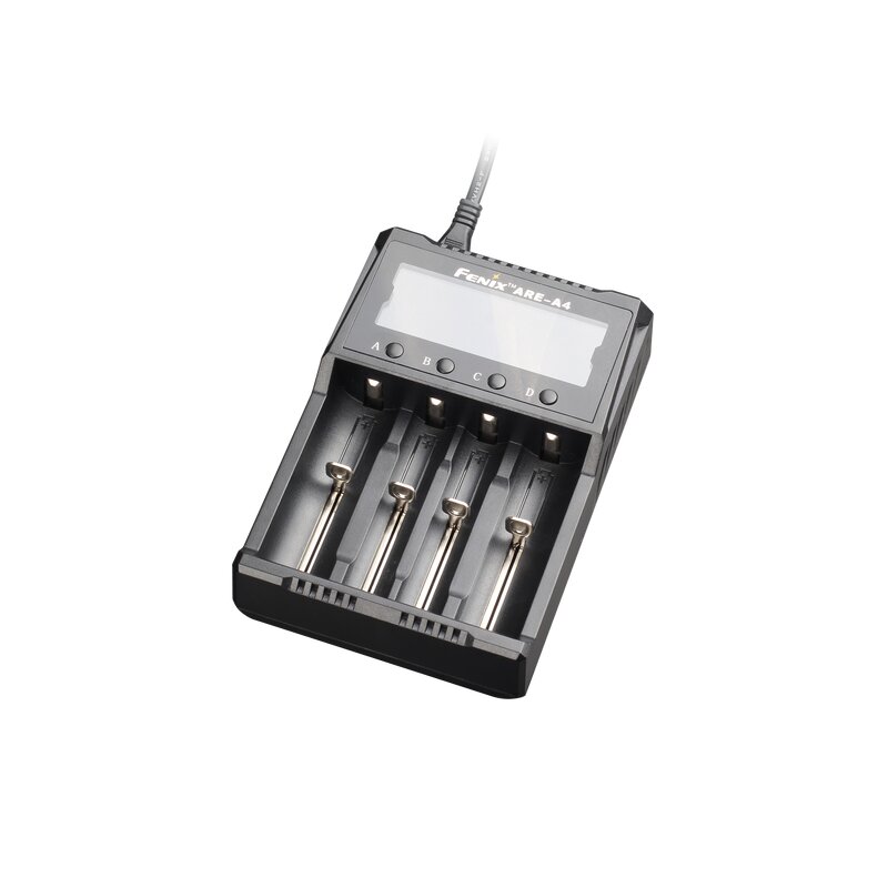 Fenix ARE-A4 Ladegerät 18650 21700 AA AAA C 26650