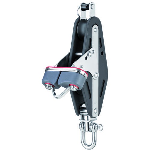 Sprenger 14mm Gleitlager Großschotblock doppelt Violinblock mit Schotklemme HT 13 und Wirbel