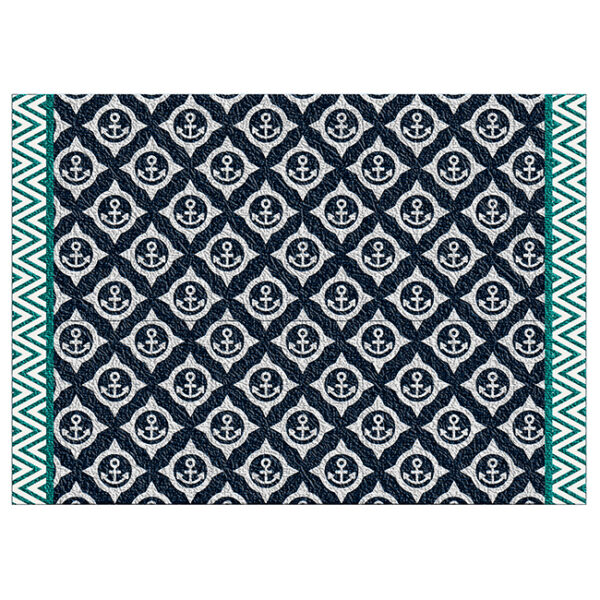 Marine Business Fußmatte "Türmatte SOFT BLUE & ACQUA"