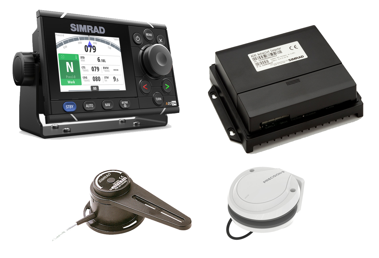 Simrad A2004 Pro Pack (A2004, AC70, RF300, Precision9)