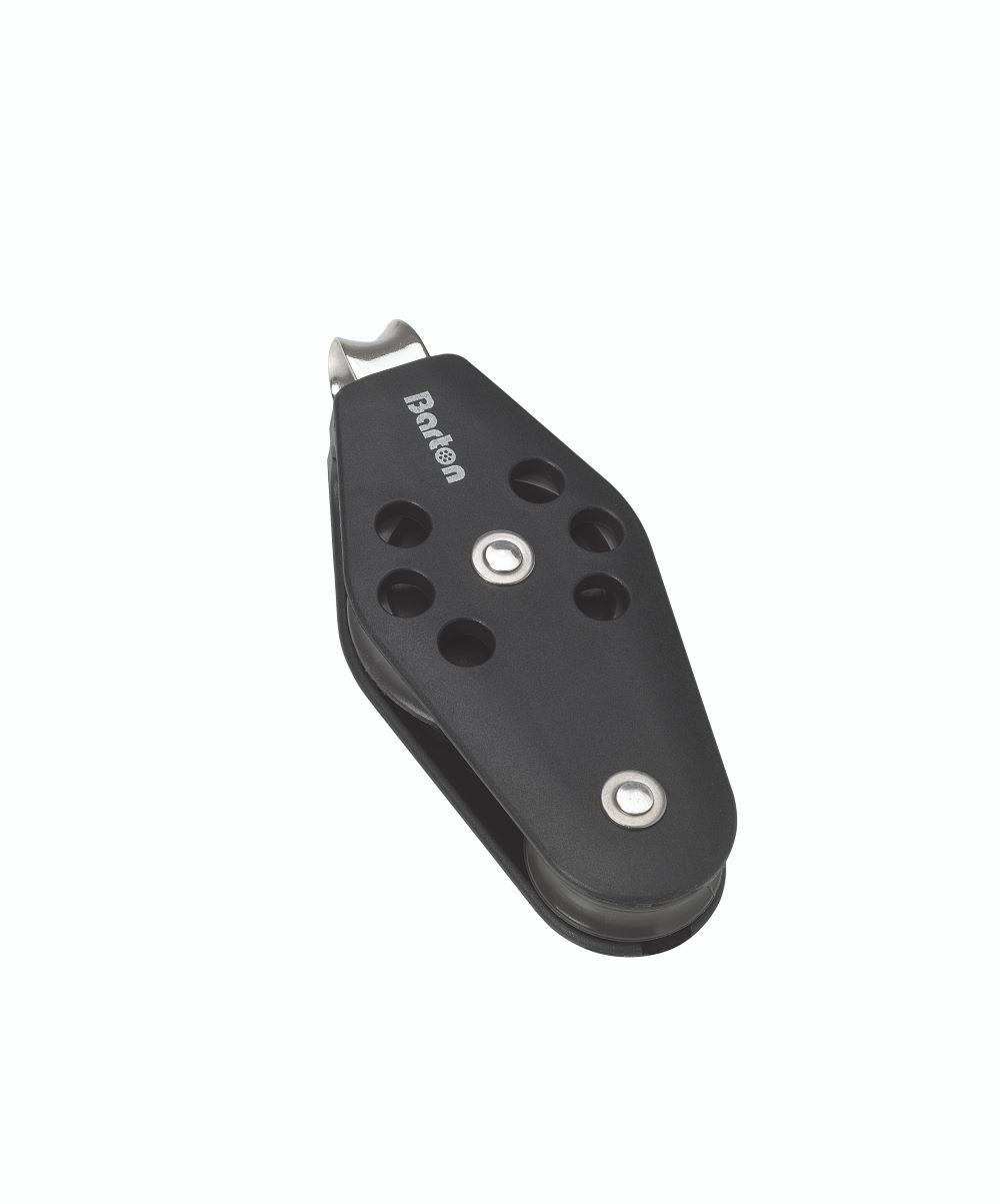 Barton Size 2 Gleitlagerblock einfach Violine mit festem Auge