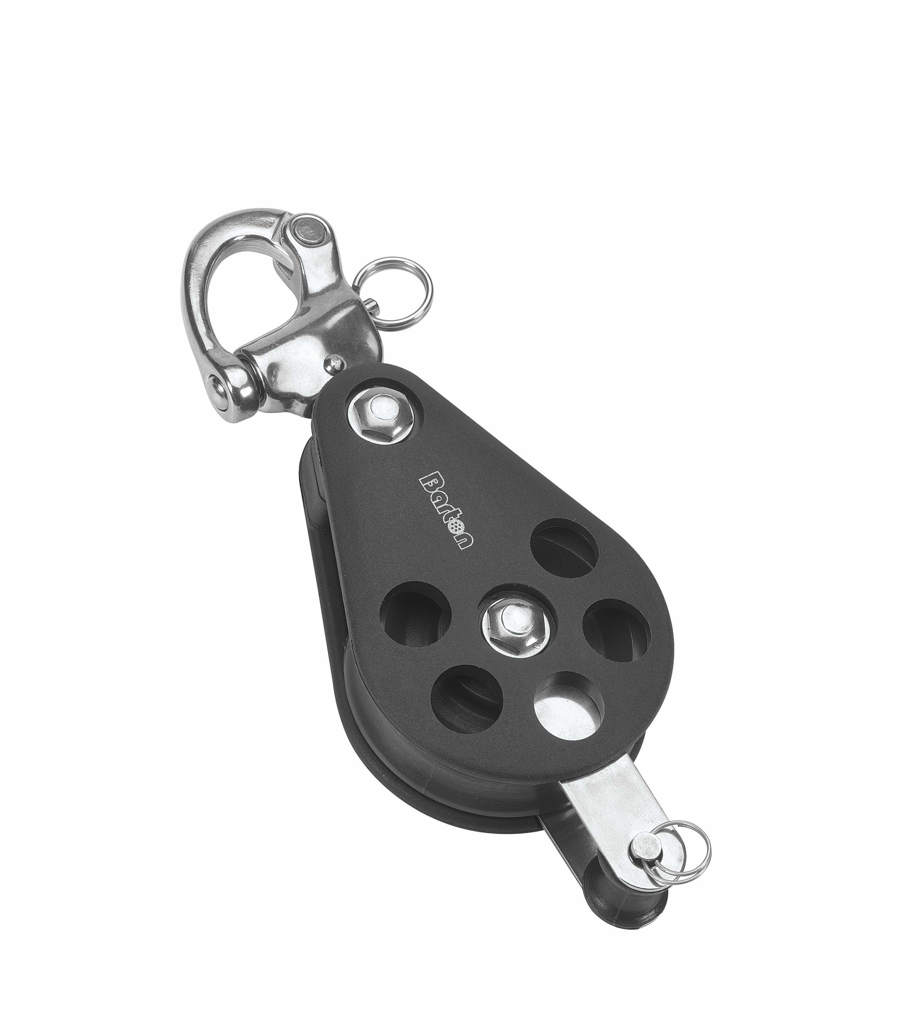 Barton Size 7 Gleitlagerblock einfach mit Schnappschäkel und Unterbügel