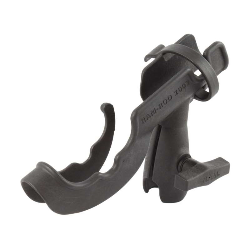 RAM MOUNTS Verbundstoff Angelrutenhalter mit C-Kugel Aufnahme (1,5 Zoll)