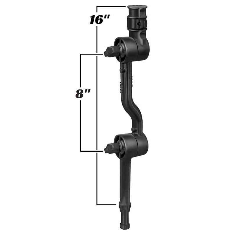 RAM Mounts Doppel-Ratchet Verbundstoff-Verbindungsarm (ca. 400 mm max. Länge) 