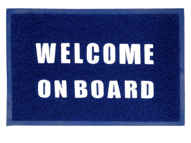 Talamex Fußmatte Welcome on Board 60x40cm